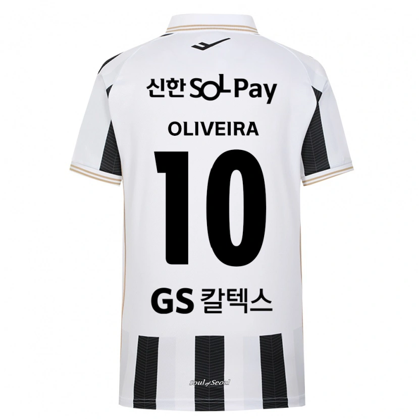 Danxen Mujer Camiseta Anderson Oliveira #10 Blanco Negro 2ª Equipación 2026/27 La Camisa