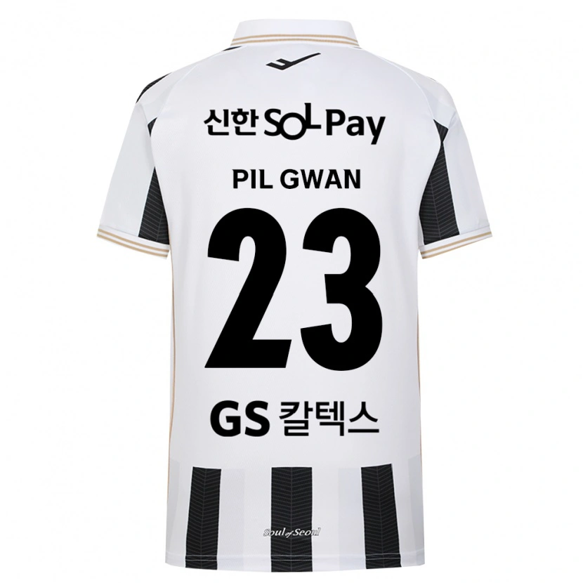 Danxen Mujer Camiseta Pil-Gwan Ko #23 Blanco Negro 2ª Equipación 2026/27 La Camisa