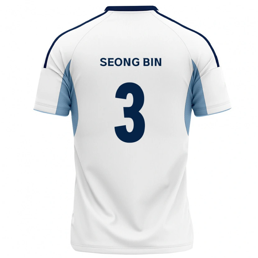 Danxen Mujer Camiseta Seong-Bin Jung #3 Azul Real Blanco 2ª Equipación 2026/27 La Camisa