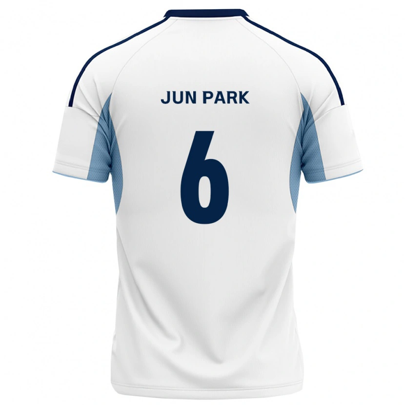 Danxen Mujer Camiseta Jun Park #6 Azul Real Blanco 2ª Equipación 2026/27 La Camisa