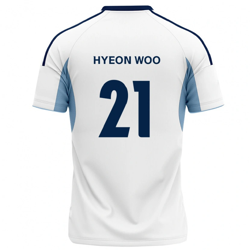 Danxen Mujer Camiseta Hyeon-Woo Jo #21 Azul Real Blanco 2ª Equipación 2026/27 La Camisa