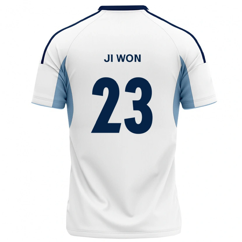 Danxen Mujer Camiseta Ji-Won Moon #23 Azul Real Blanco 2ª Equipación 2026/27 La Camisa