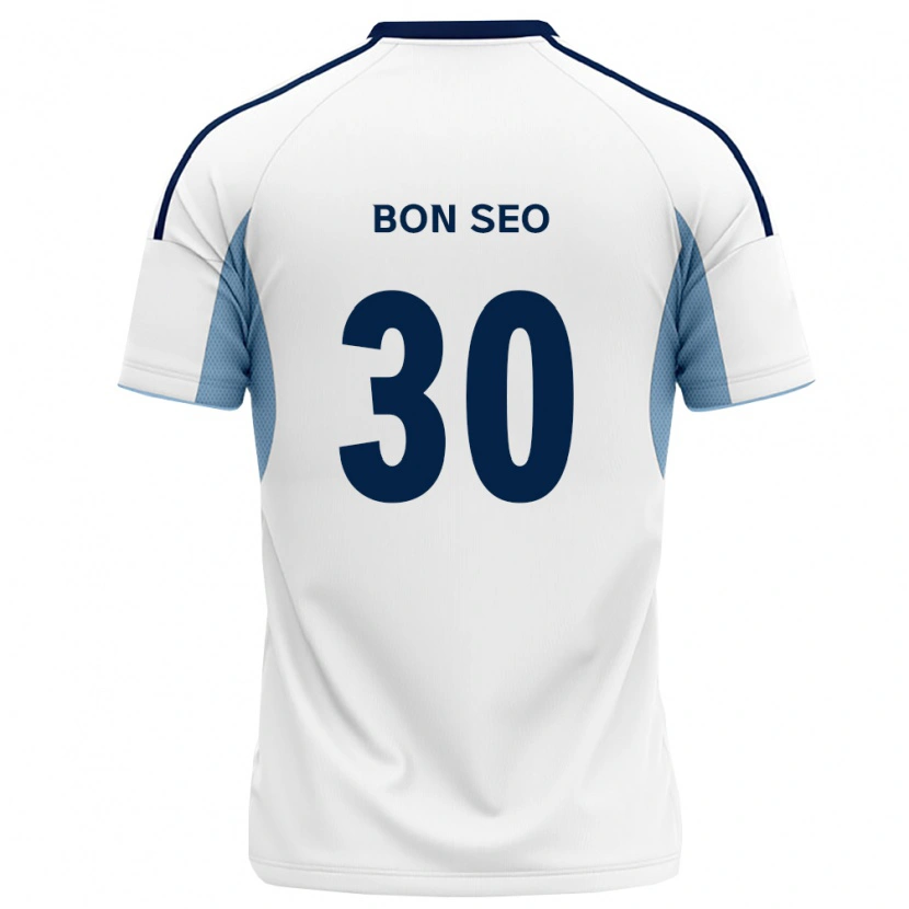 Danxen Mujer Camiseta Bon-Seo Gu #30 Azul Real Blanco 2ª Equipación 2026/27 La Camisa