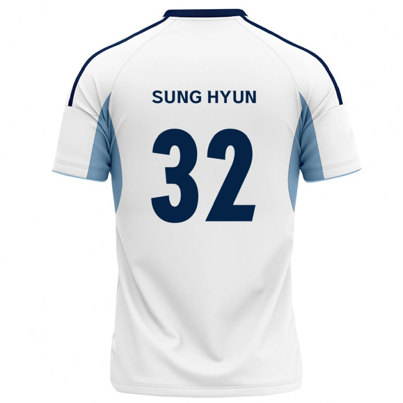 Danxen Mujer Camiseta Sung-Hyun Park #32 Azul Real Blanco 2ª Equipación 2026/27 La Camisa