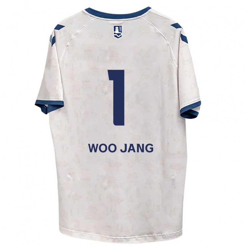 Danxen Mujer Camiseta Woo-Jang Jo #1 Azul Real Blanco 2ª Equipación 2026/27 La Camisa