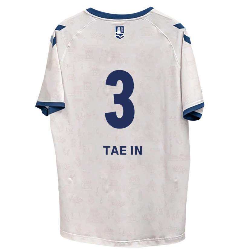 Danxen Mujer Camiseta Tae-In Yoon #3 Azul Real Blanco 2ª Equipación 2026/27 La Camisa