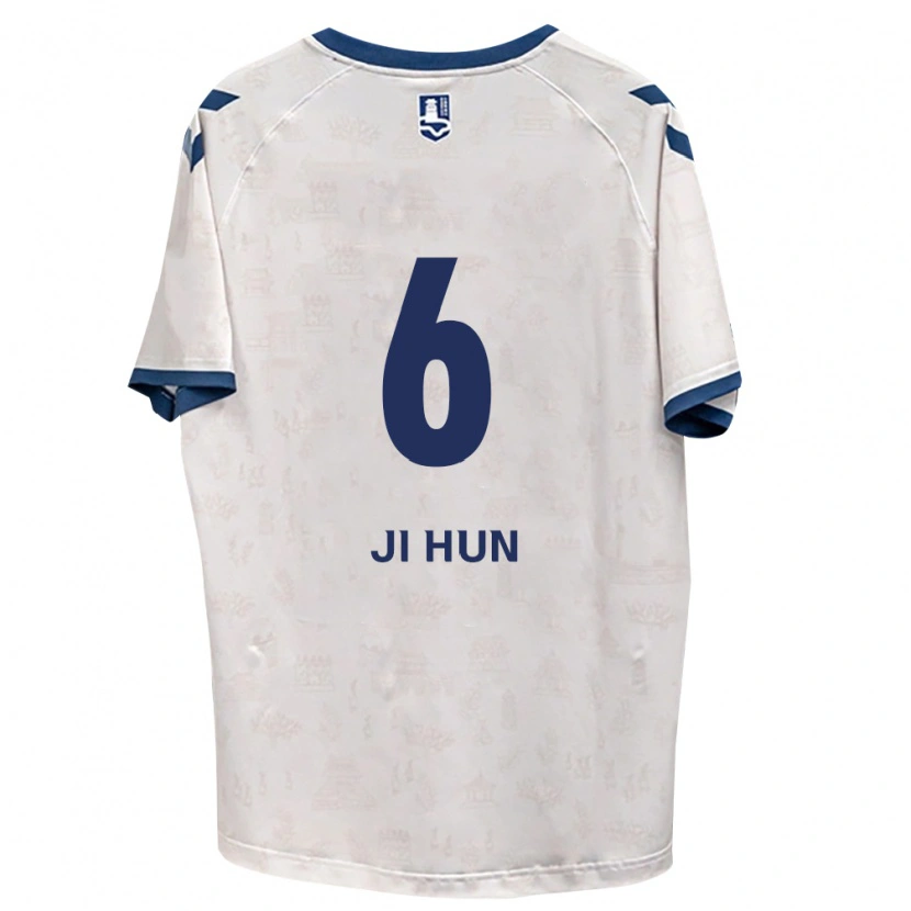 Danxen Mujer Camiseta Ji-Hun Kim #6 Azul Real Blanco 2ª Equipación 2026/27 La Camisa