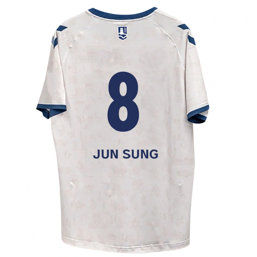 Danxen Mujer Camiseta Jun-Sung Lee #8 Azul Real Blanco 2ª Equipación 2026/27 La Camisa