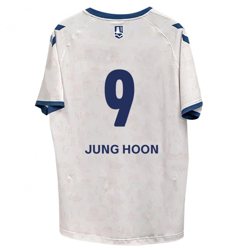 Danxen Mujer Camiseta Jung-Hoon Ji #9 Azul Real Blanco 2ª Equipación 2026/27 La Camisa