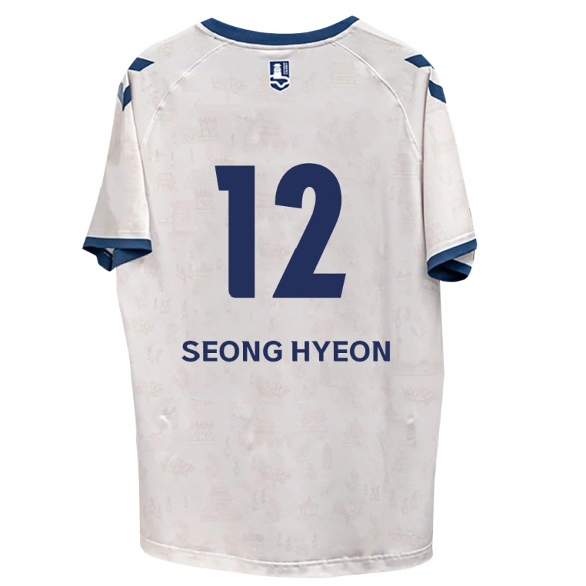 Danxen Mujer Camiseta Seong-Hyeon Choi #12 Azul Real Blanco 2ª Equipación 2026/27 La Camisa