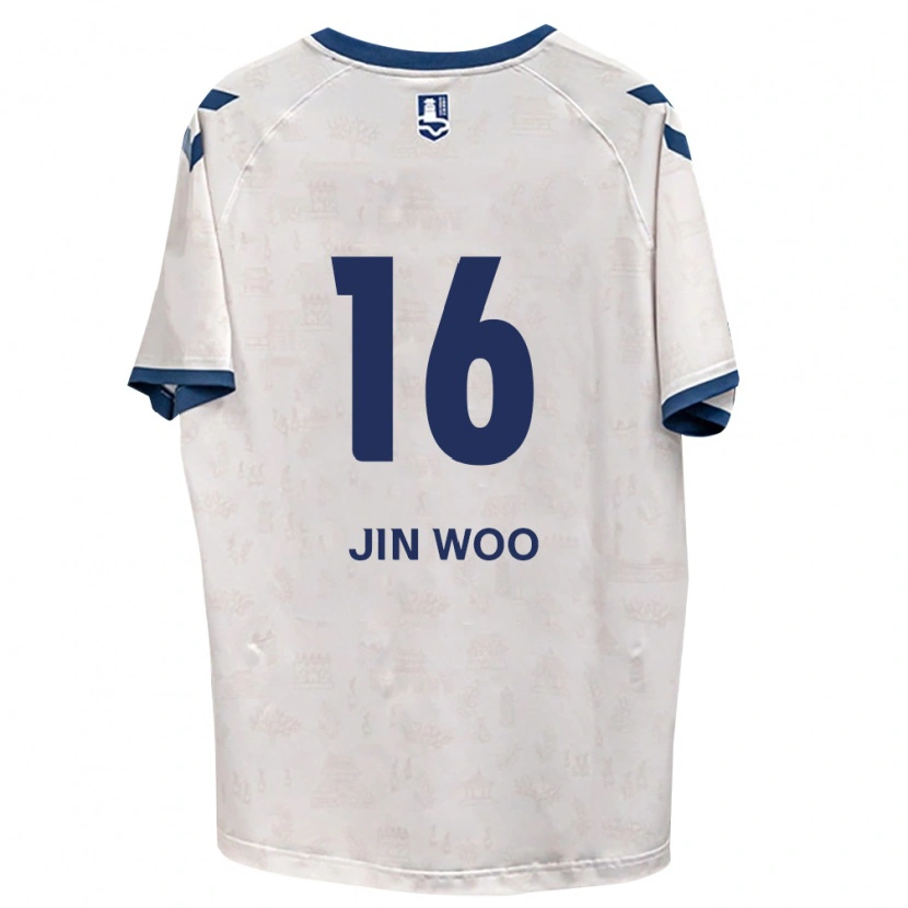 Danxen Mujer Camiseta Jin-Woo Jo #16 Azul Real Blanco 2ª Equipación 2026/27 La Camisa