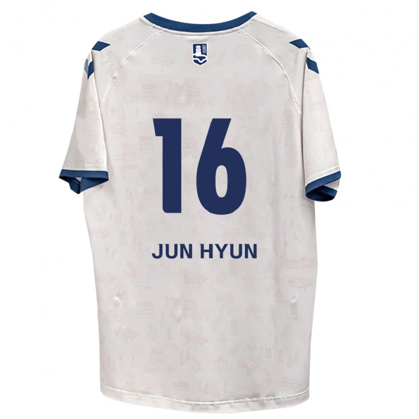 Danxen Mujer Camiseta Jun-Hyun Jo #16 Azul Real Blanco 2ª Equipación 2026/27 La Camisa