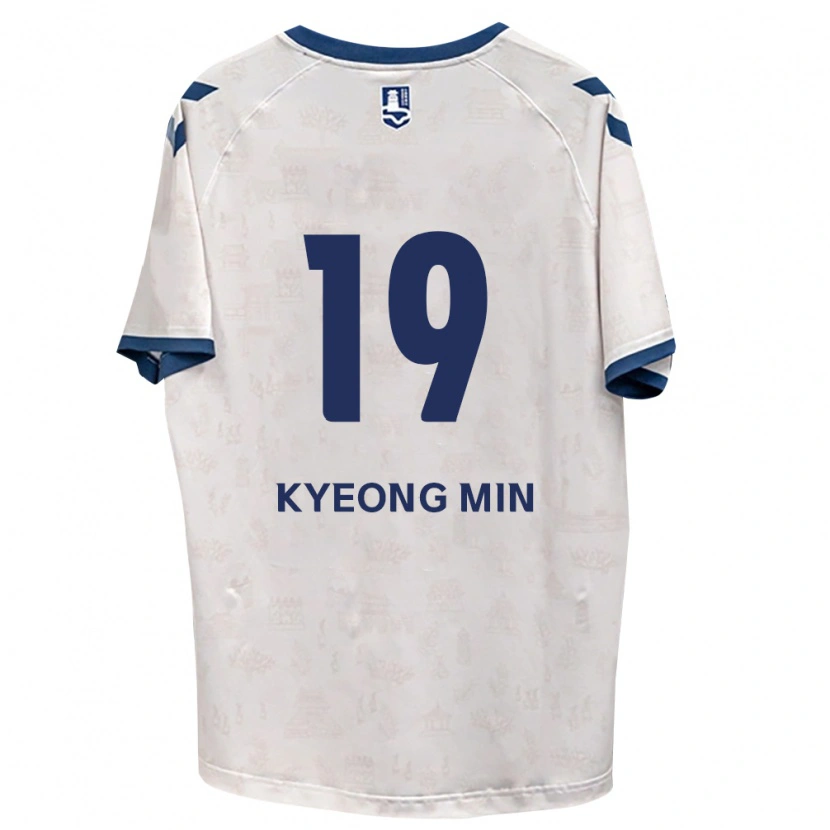 Danxen Mujer Camiseta Kyeong-Min Kim #19 Azul Real Blanco 2ª Equipación 2026/27 La Camisa