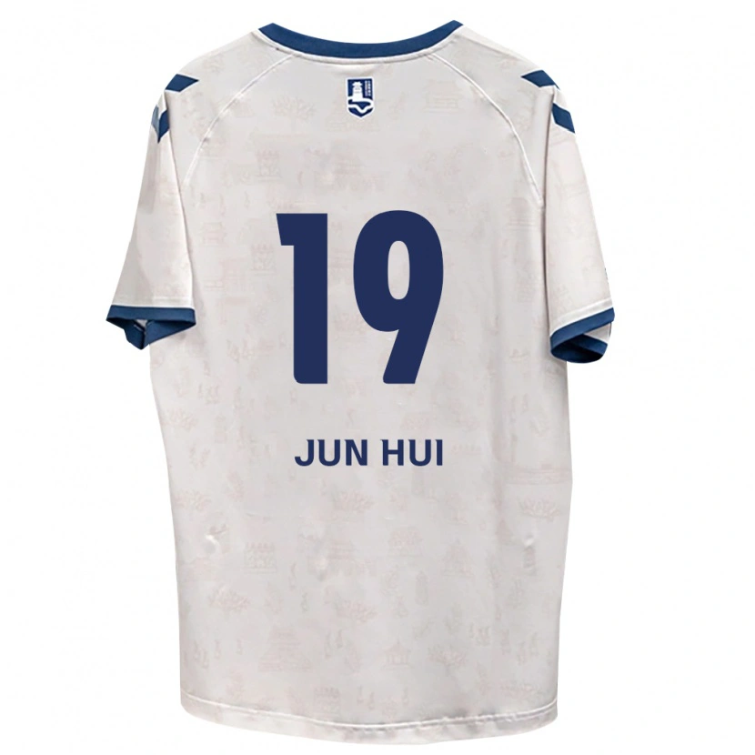 Danxen Mujer Camiseta Jun-Hui Park #19 Azul Real Blanco 2ª Equipación 2026/27 La Camisa
