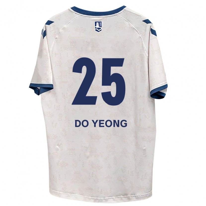 Danxen Mujer Camiseta Do-Yeong Kwon #25 Azul Real Blanco 2ª Equipación 2026/27 La Camisa