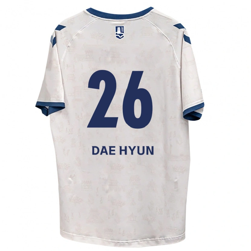 Danxen Mujer Camiseta Dae-Hyun Kim #26 Azul Real Blanco 2ª Equipación 2026/27 La Camisa