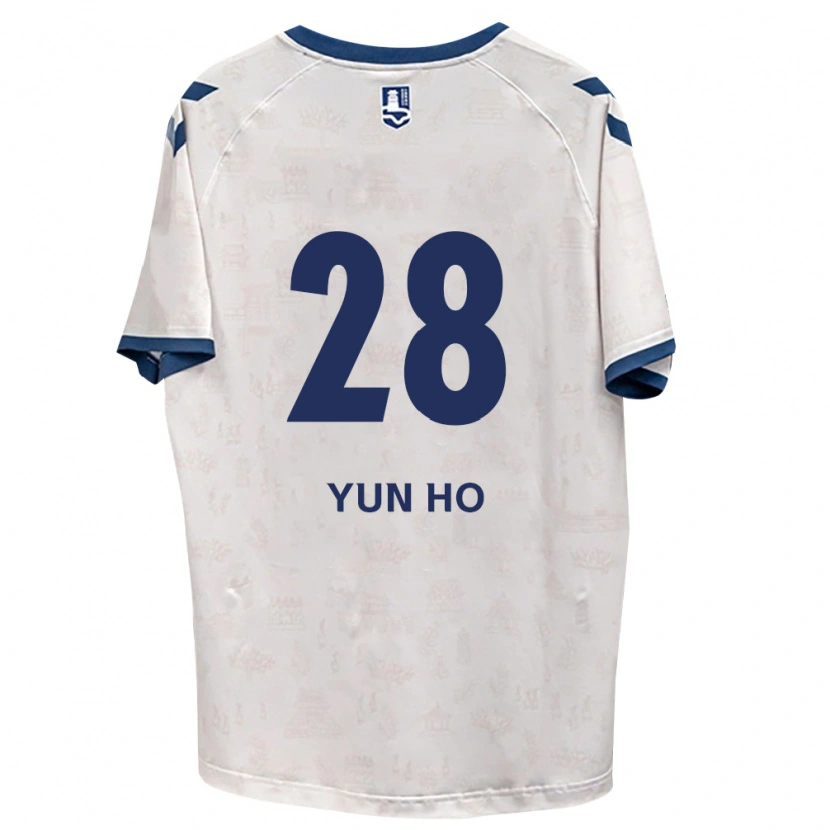 Danxen Mujer Camiseta Yun-Ho Cho #28 Azul Real Blanco 2ª Equipación 2026/27 La Camisa