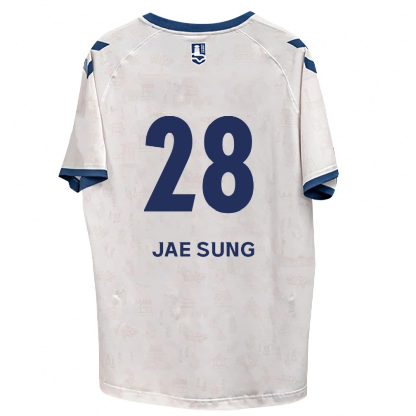 Danxen Mujer Camiseta Jae-Sung Kim #28 Azul Real Blanco 2ª Equipación 2026/27 La Camisa