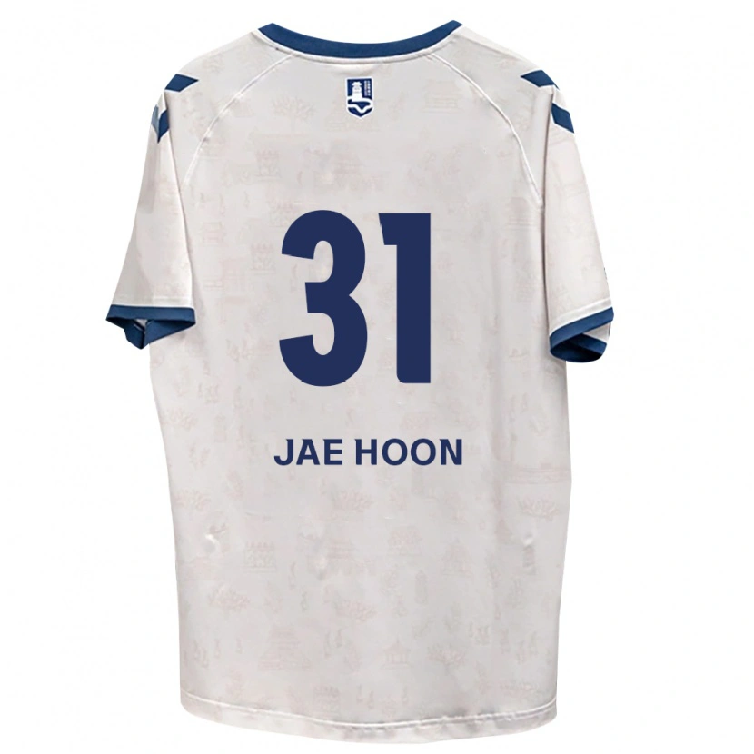 Danxen Mujer Camiseta Jae-Hoon Lee #31 Azul Real Blanco 2ª Equipación 2026/27 La Camisa