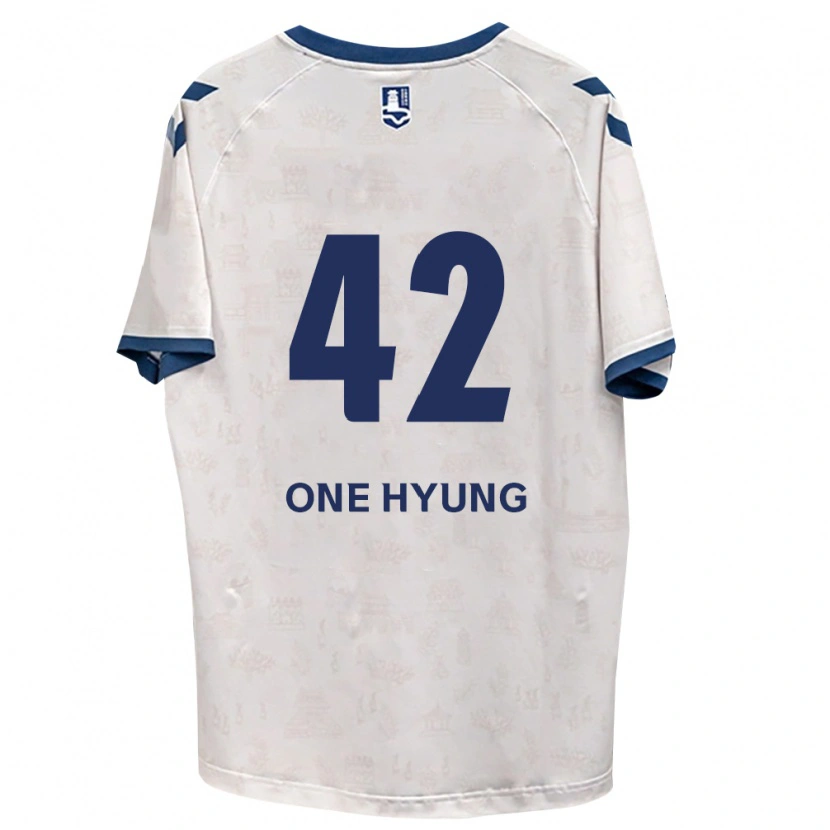 Danxen Mujer Camiseta One-Hyung Kim #42 Azul Real Blanco 2ª Equipación 2026/27 La Camisa