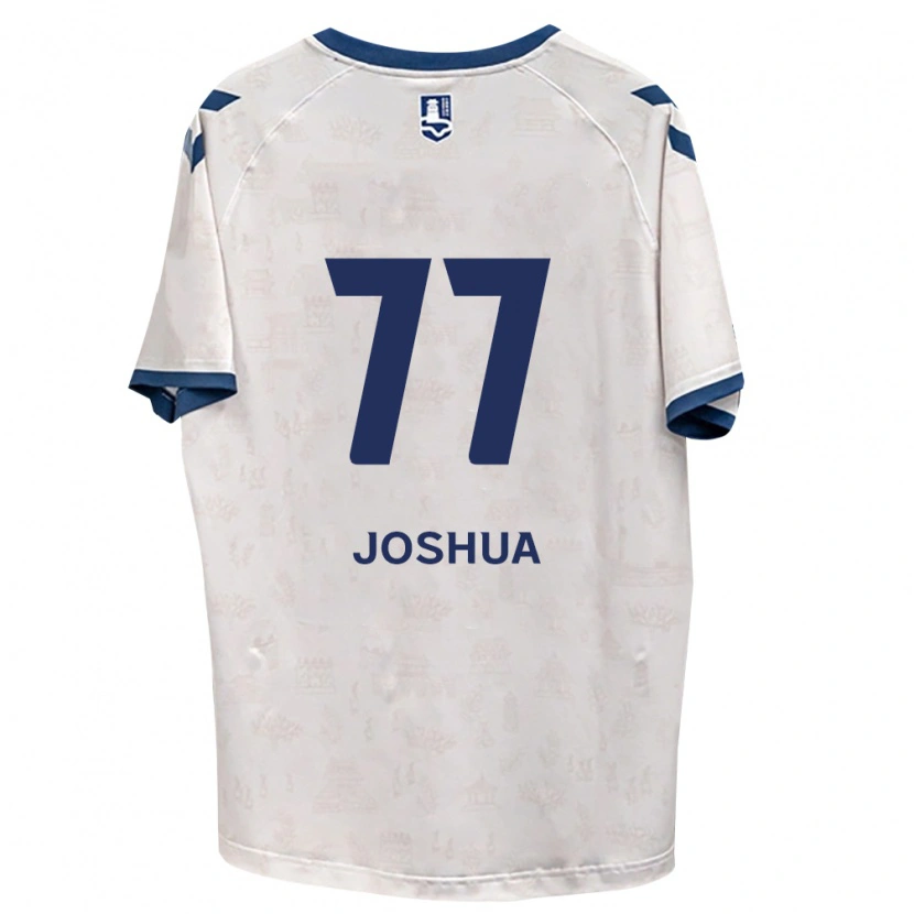 Danxen Mujer Camiseta Joshua Eui-Jin Chung #77 Azul Real Blanco 2ª Equipación 2026/27 La Camisa