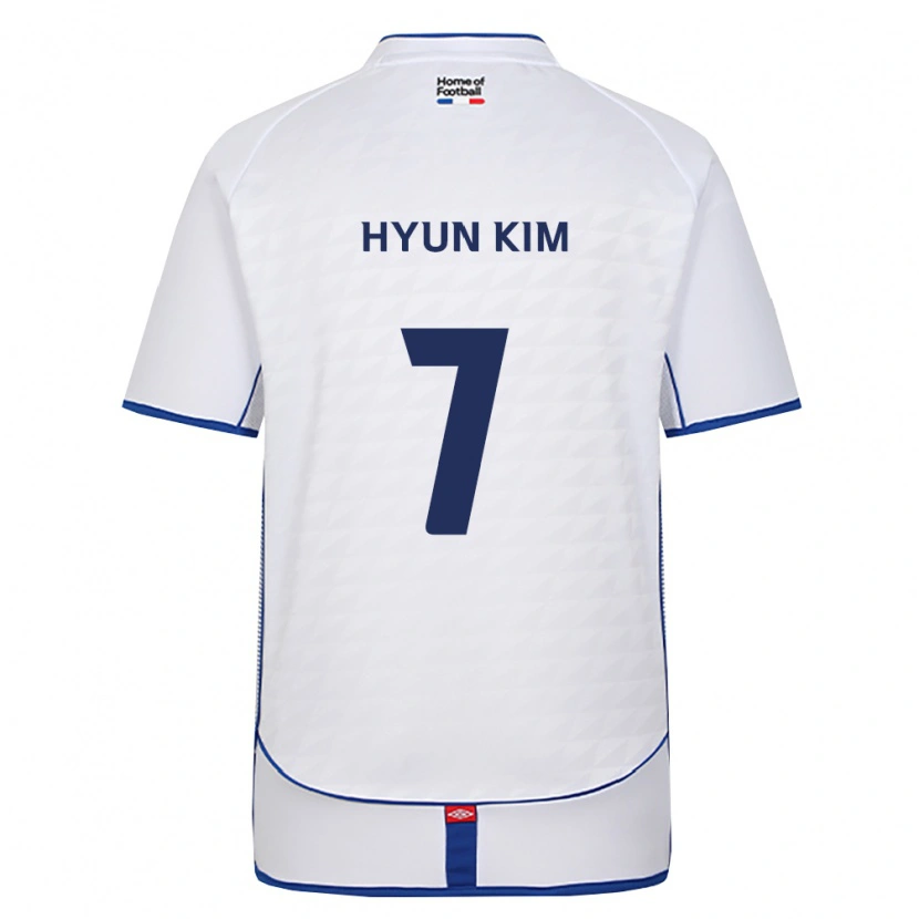 Danxen Mujer Camiseta Hyun Kim #7 Negro Blanco Rojo 2ª Equipación 2026/27 La Camisa