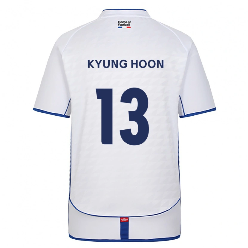 Danxen Mujer Camiseta Kyung-Hoon Park #13 Negro Blanco Rojo 2ª Equipación 2026/27 La Camisa
