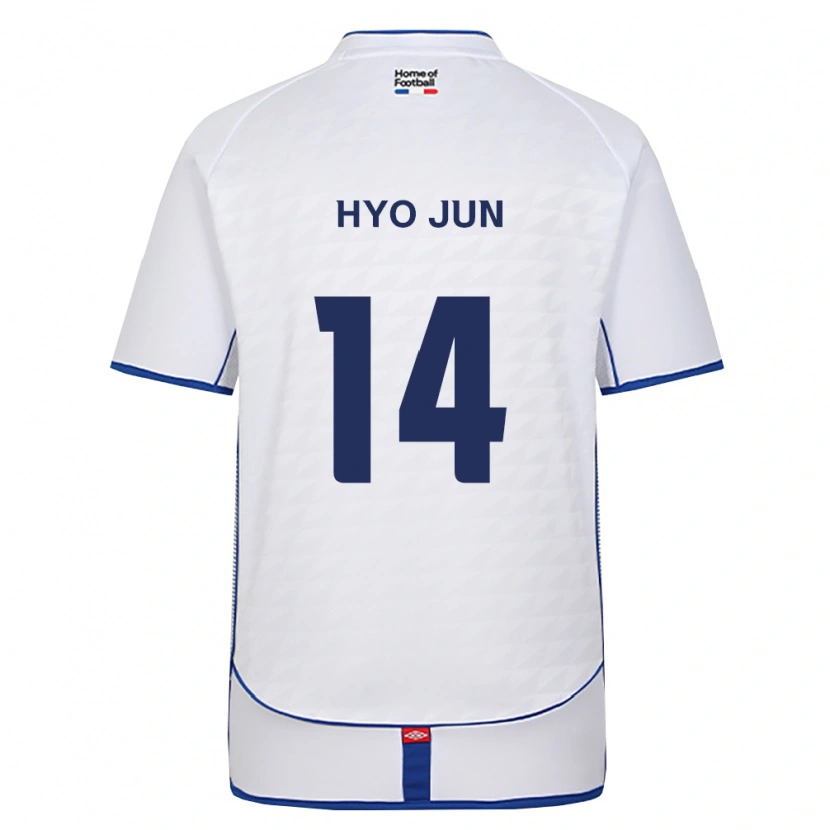 Danxen Mujer Camiseta Hyo-Jun Sun #14 Negro Blanco Rojo 2ª Equipación 2026/27 La Camisa