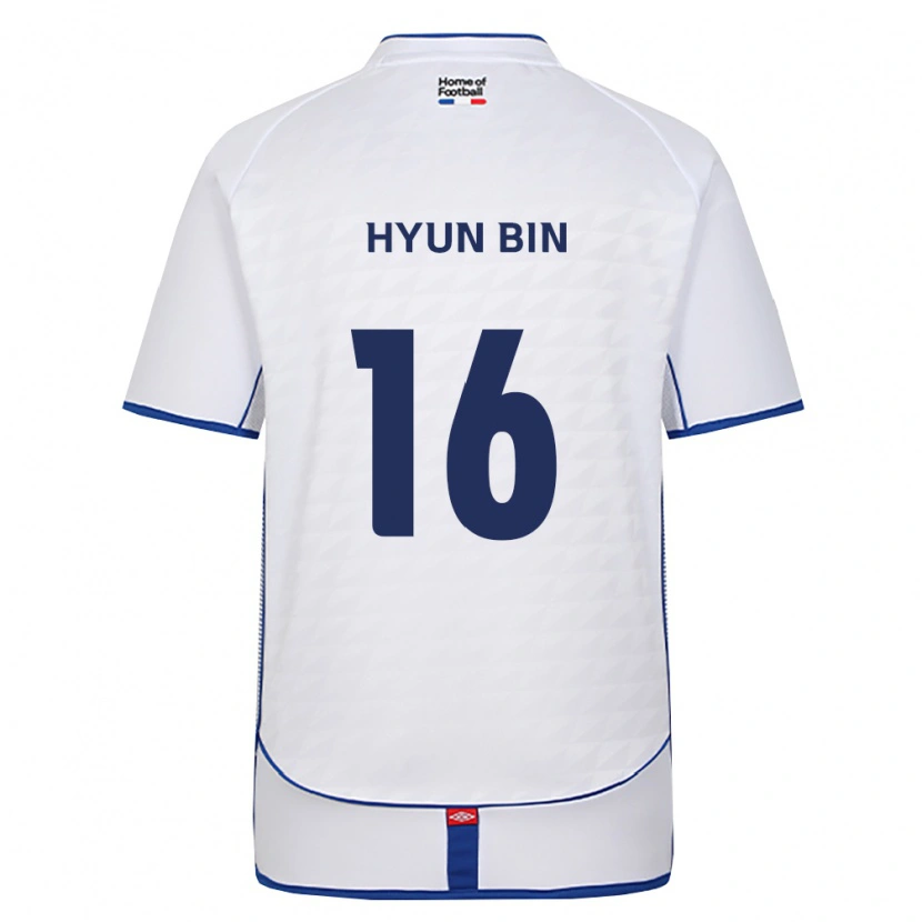 Danxen Mujer Camiseta Hyun-Bin Park #16 Negro Blanco Rojo 2ª Equipación 2026/27 La Camisa