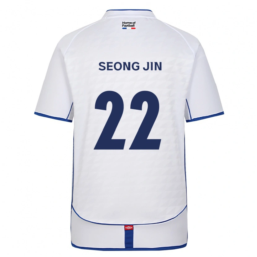 Danxen Mujer Camiseta Seong-Jin Kang #22 Negro Blanco Rojo 2ª Equipación 2026/27 La Camisa