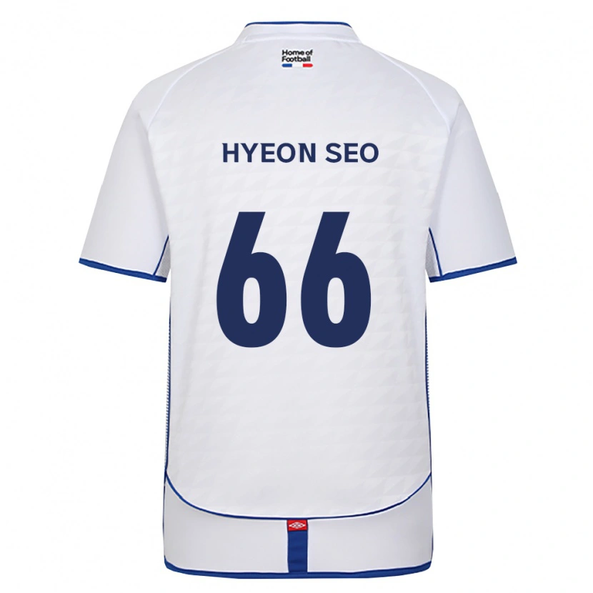 Danxen Mujer Camiseta Hyeon-Seo Han #66 Negro Blanco Rojo 2ª Equipación 2026/27 La Camisa