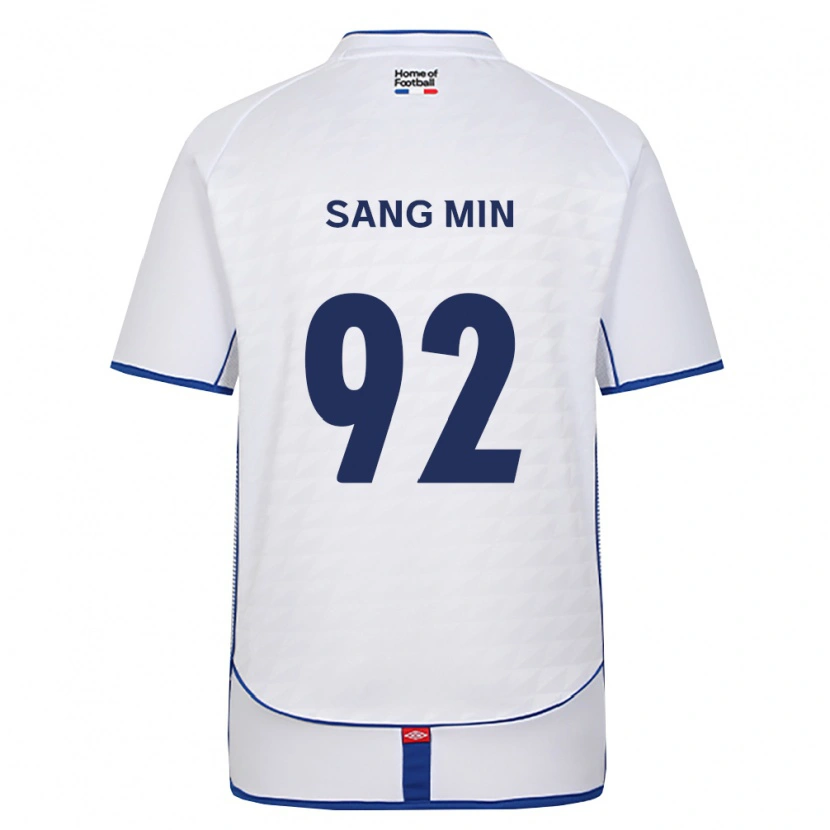 Danxen Mujer Camiseta Sang-Min Lee #92 Negro Blanco Rojo 2ª Equipación 2026/27 La Camisa