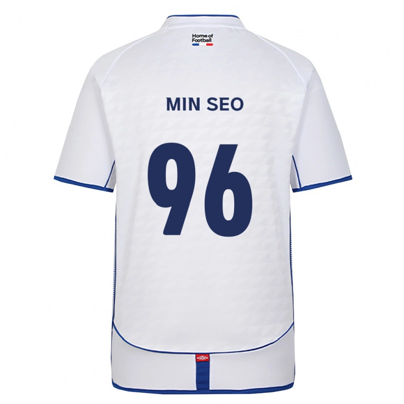 Danxen Mujer Camiseta Min-Seo Koo #96 Negro Blanco Rojo 2ª Equipación 2026/27 La Camisa