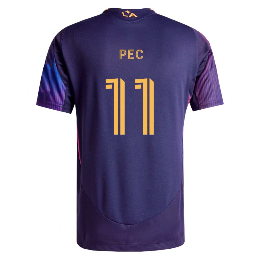 Danxen Mujer Camiseta Gabriel Pec #11 Morado Profundo Amarillo 2ª Equipación 2026/27 La Camisa