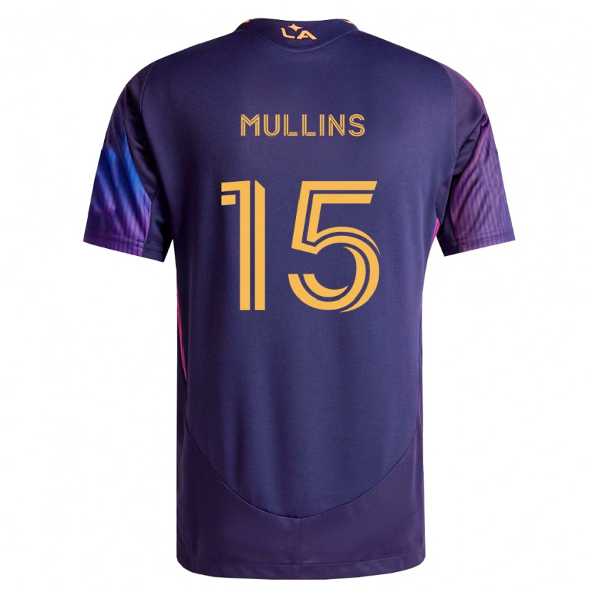 Danxen Mujer Camiseta Colin Mullins #15 Morado Profundo Amarillo 2ª Equipación 2026/27 La Camisa