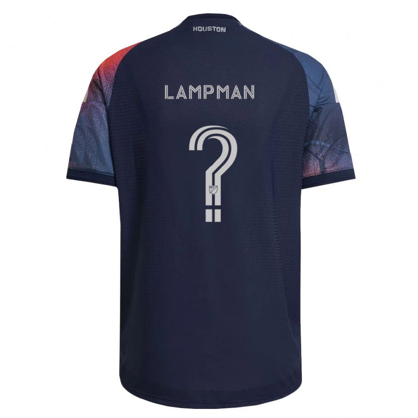 Danxen Mujer Camiseta Tate Lampman #0 Azul Profundo Blanco Naranja 2ª Equipación 2026/27 La Camisa