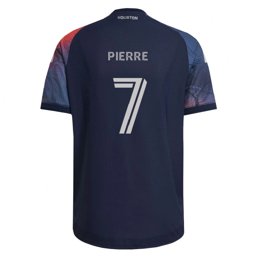Danxen Mujer Camiseta Kenzynton Pierre #7 Azul Profundo Blanco Naranja 2ª Equipación 2026/27 La Camisa