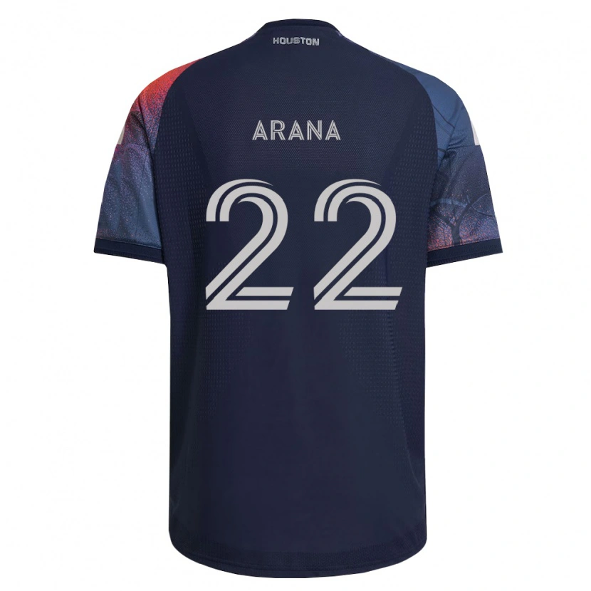 Danxen Mujer Camiseta Matthew Arana #22 Azul Profundo Blanco Naranja 2ª Equipación 2026/27 La Camisa