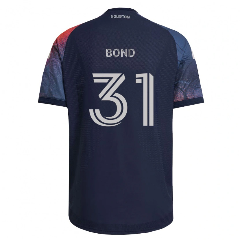 Danxen Mujer Camiseta Jonathan Bond #31 Azul Profundo Blanco Naranja 2ª Equipación 2026/27 La Camisa