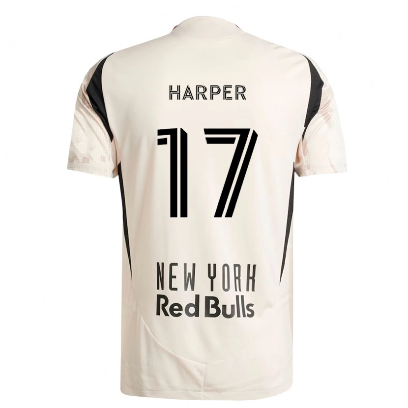 Danxen Mujer Camiseta Cameron Harper #17 Blanco Roto Rojo Negro 2ª Equipación 2026/27 La Camisa