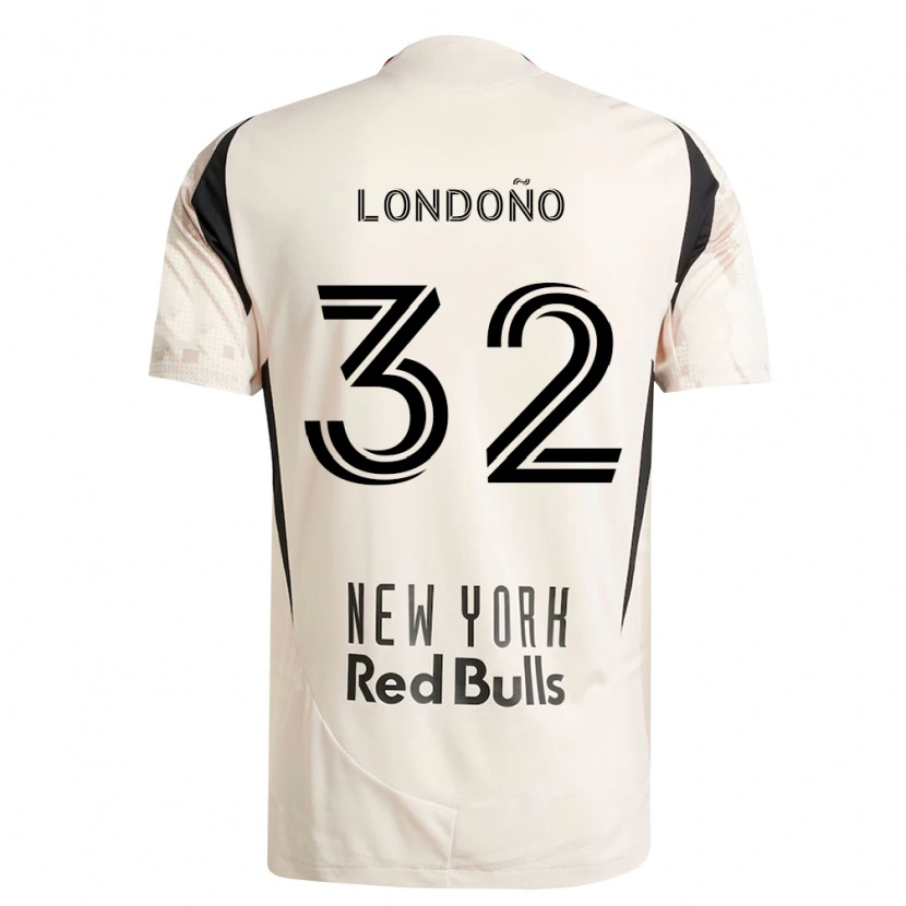 Danxen Mujer Camiseta Erick Londoño #32 Blanco Roto Rojo Negro 2ª Equipación 2026/27 La Camisa