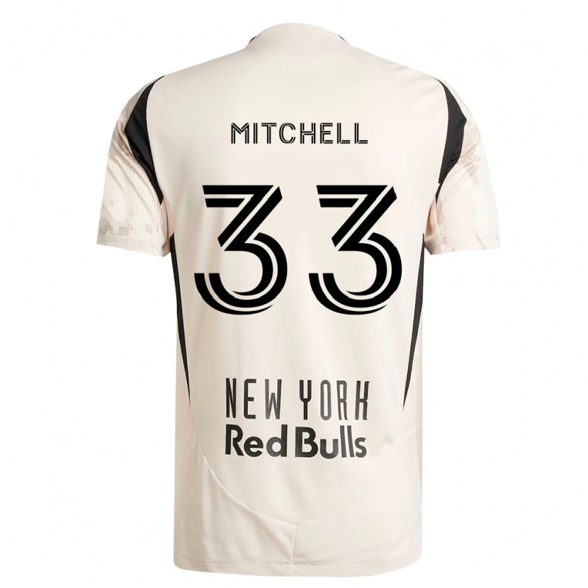 Danxen Mujer Camiseta Roald Mitchell #33 Blanco Roto Rojo Negro 2ª Equipación 2026/27 La Camisa