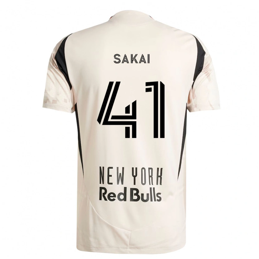Danxen Mujer Camiseta Shunya Sakai #41 Blanco Roto Rojo Negro 2ª Equipación 2026/27 La Camisa