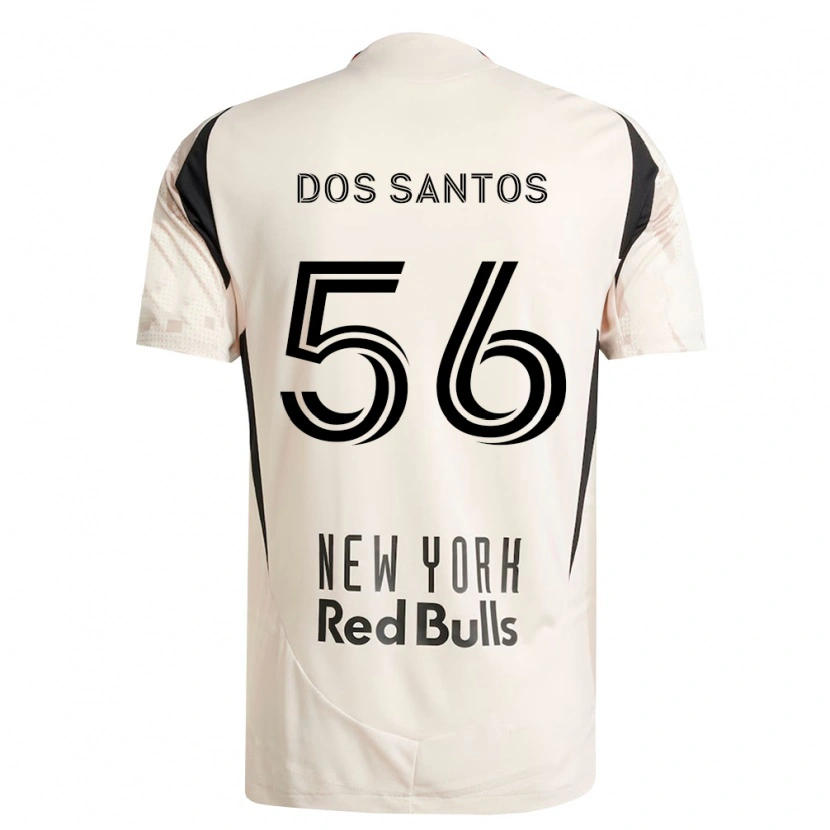 Danxen Mujer Camiseta Matthew Dos Santos #56 Blanco Roto Rojo Negro 2ª Equipación 2026/27 La Camisa