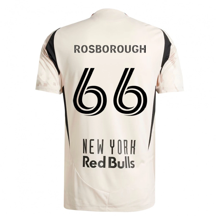 Danxen Mujer Camiseta Tanner Rosborough #66 Blanco Roto Rojo Negro 2ª Equipación 2026/27 La Camisa