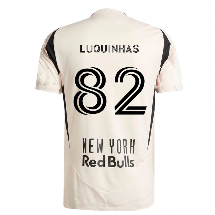 Danxen Mujer Camiseta Luquinhas #82 Blanco Roto Rojo Negro 2ª Equipación 2026/27 La Camisa