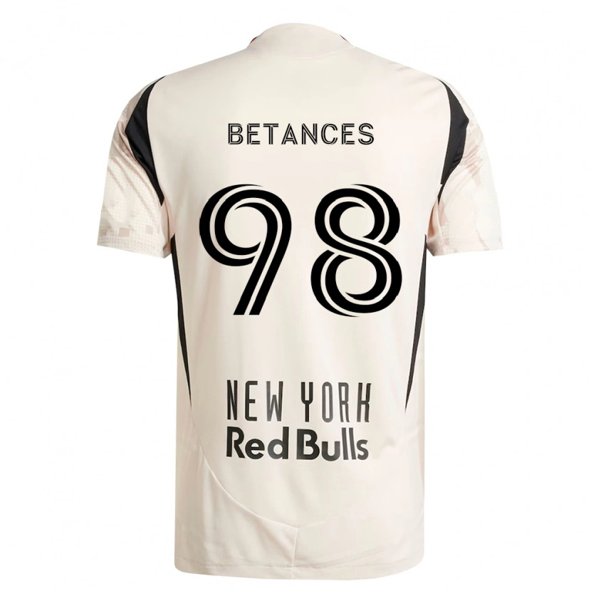Danxen Mujer Camiseta Aidan Betances #98 Blanco Roto Rojo Negro 2ª Equipación 2026/27 La Camisa
