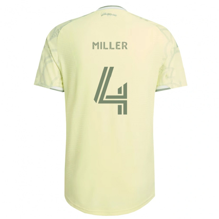 Danxen Mujer Camiseta Kamal Miller #4 Beige Blanco 2ª Equipación 2026/27 La Camisa