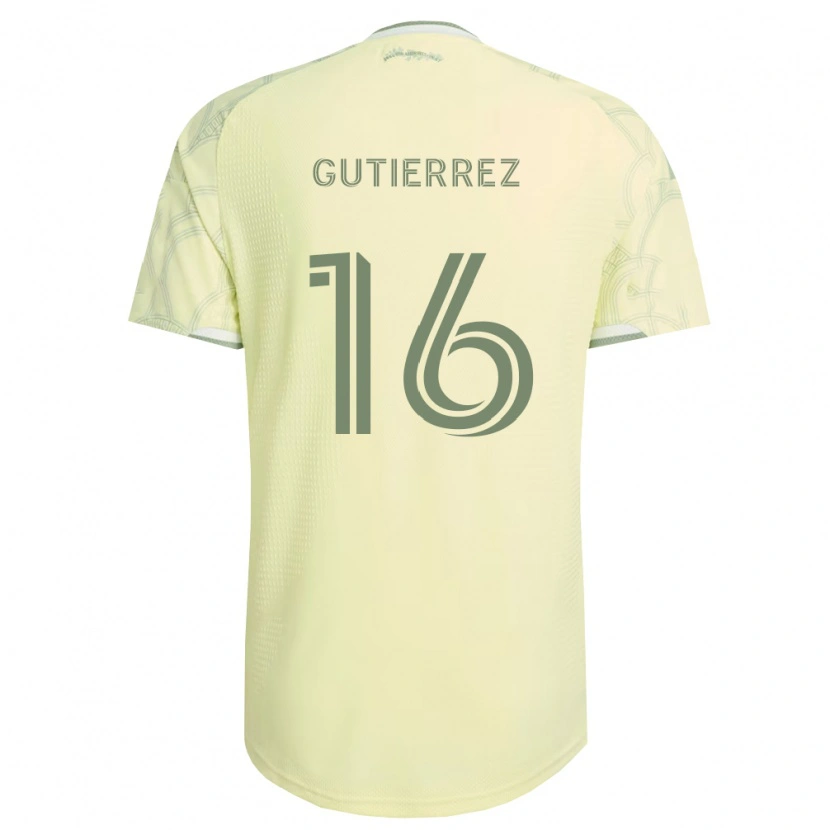 Danxen Mujer Camiseta Diego Gutiérrez #16 Beige Blanco 2ª Equipación 2026/27 La Camisa