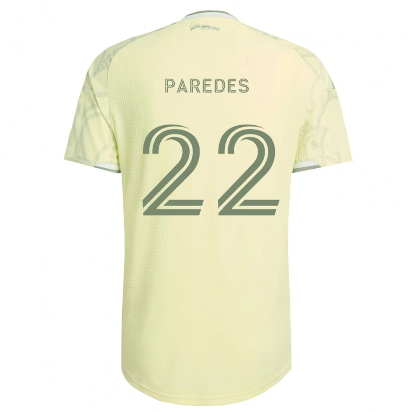 Danxen Mujer Camiseta Cristhian Paredes #22 Beige Blanco 2ª Equipación 2026/27 La Camisa